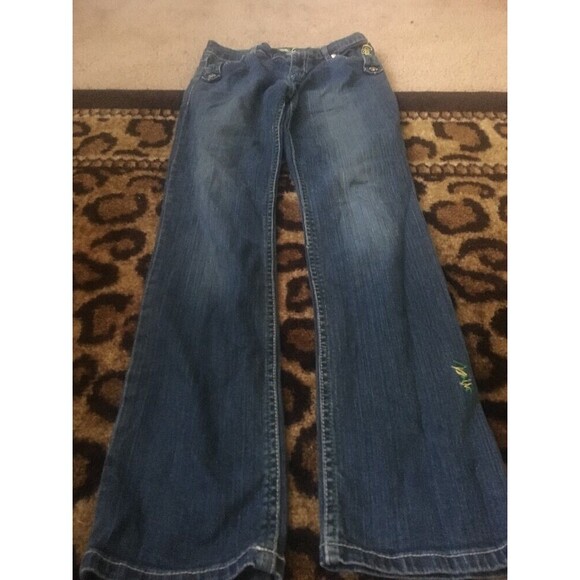 Coogi Girl's Blue Denim Jeans Size 16 Straight Fit - Picture 1 of 8